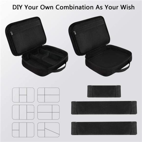 Electronics Travel Organizer, Water Resistant Electronic Accessories Case - Picture 6 of 6